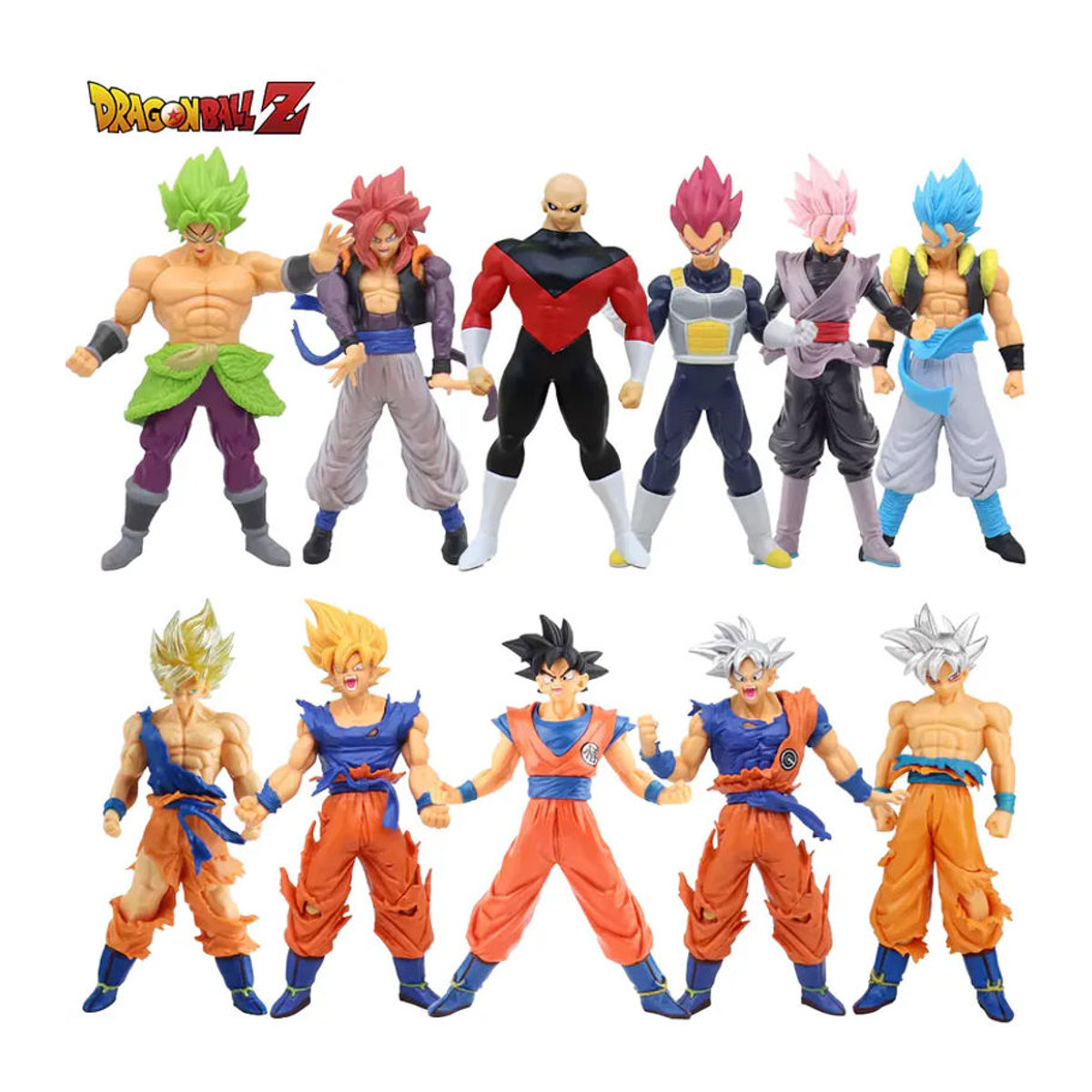 Bandai Dragon Ball Z Super Saiyan Goku Rose Actionfigur aus Kunststoff in Rosa und Mehrfarbig - Bild 2