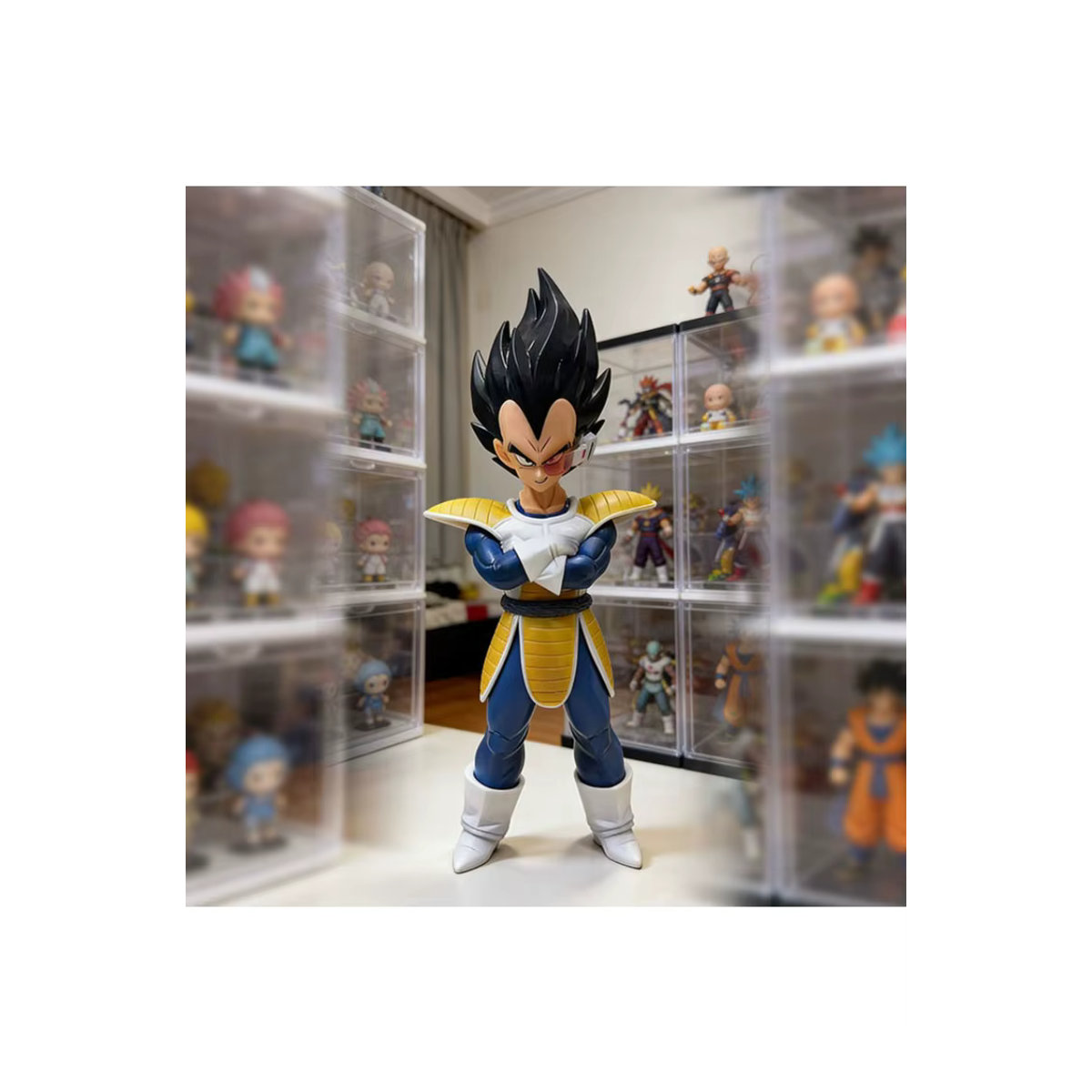 Bandai Dragon Ball Z Super Saiyan Vegeta Actionfigur aus PVC, mehrfarbig, Höhe: 24 cm - Bild 5