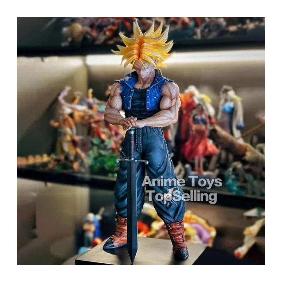 Bandai Dragon Ball Z Trunks Actionfigur aus Kunststoff, mehrfarbig, Höhe: 25 cm - Bild 1