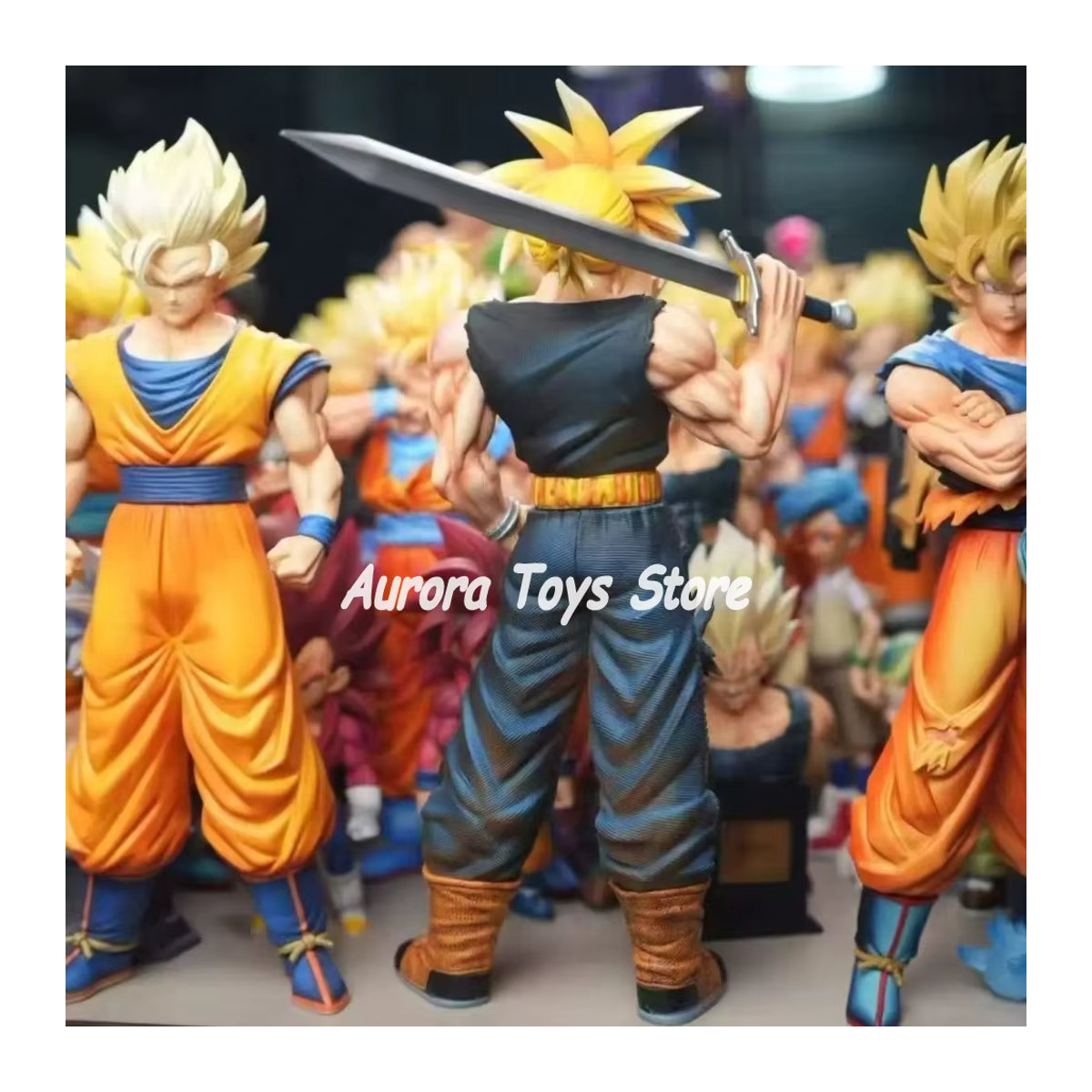Bandai Dragon Ball Z Trunks Actionfigur aus PVC, mehrfarbig, Höhe: 32,5 cm - Bild 2