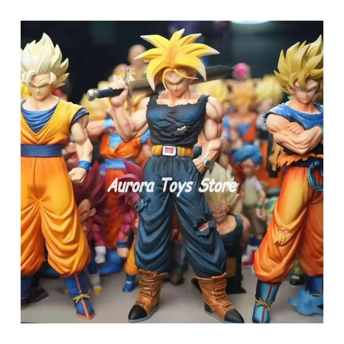 Bandai Dragon Ball Z Trunks Actionfigur aus PVC, mehrfarbig, Höhe: 32,5 cm - Bild 3