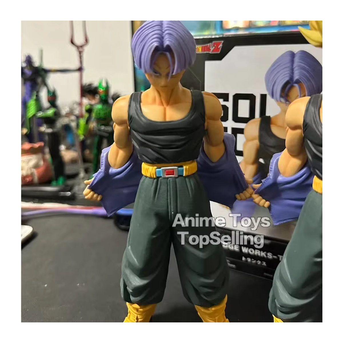 Bandai Dragon Ball Z Trunks Actionfigur aus PVC, Zukunft Trunks Sammelmodell, mehrfarbig, Höhe: 20-21 cm - Bild 1