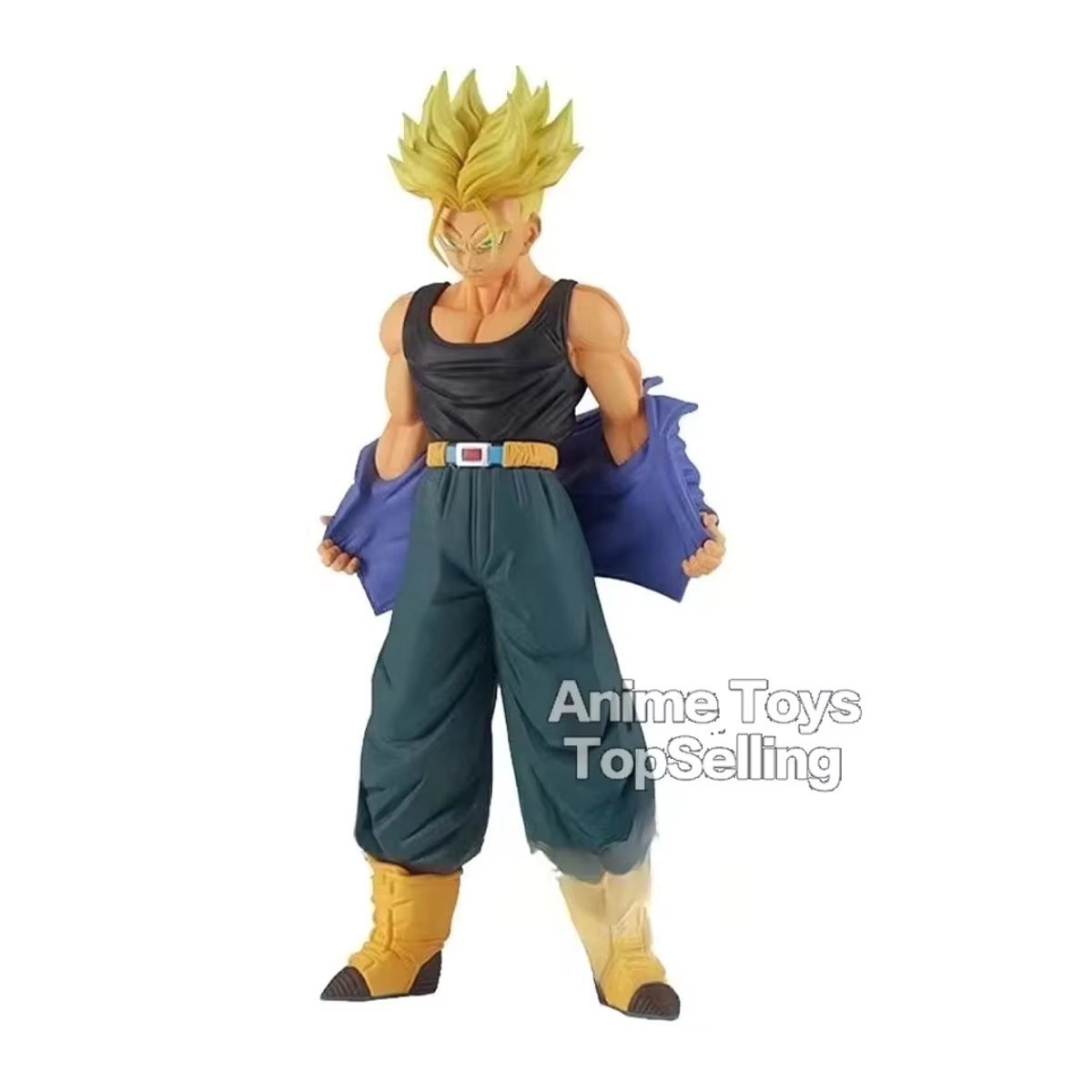 Bandai Dragon Ball Z Trunks Actionfigur aus PVC, Zukunft Trunks Sammelmodell, mehrfarbig, Höhe: 20-21 cm - Bild 4