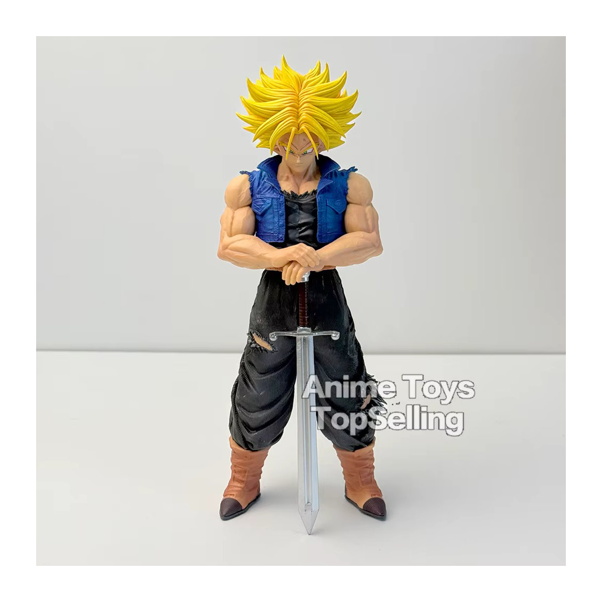 Bandai Dragon Ball Z Trunks Actionfigur, Zukunfts-Trunks Sammlermodell aus Kunststoff, mehrfarbig, Höhe: 25 cm - Bild 2