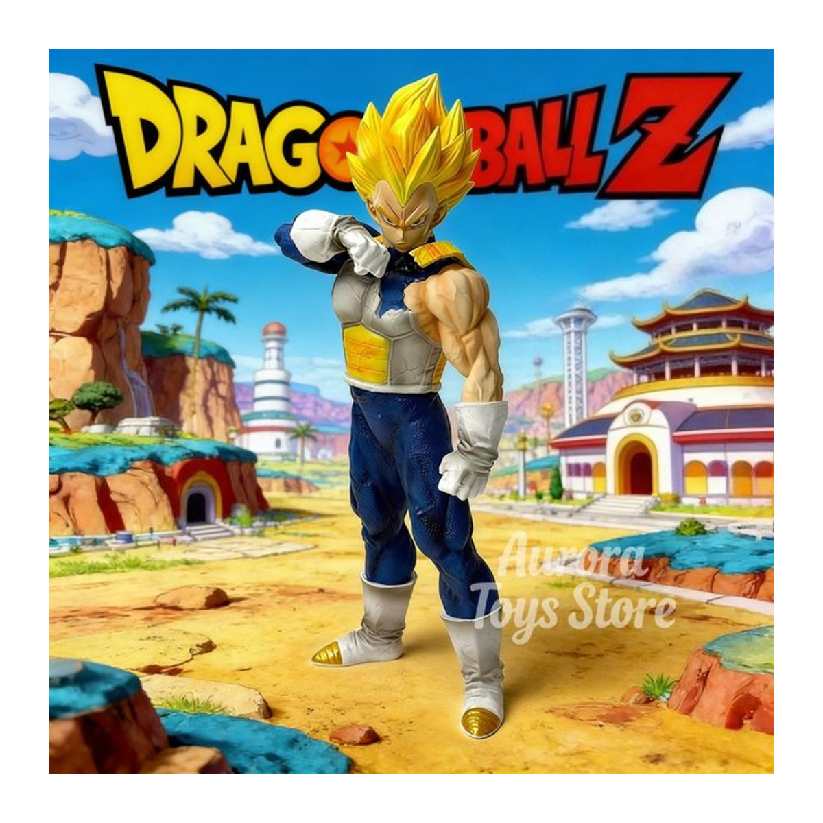 Bandai Dragon Ball Z Vegeta Actionfigur aus Kunststoff, mehrfarbig, Höhe: 25 cm - Bild 1