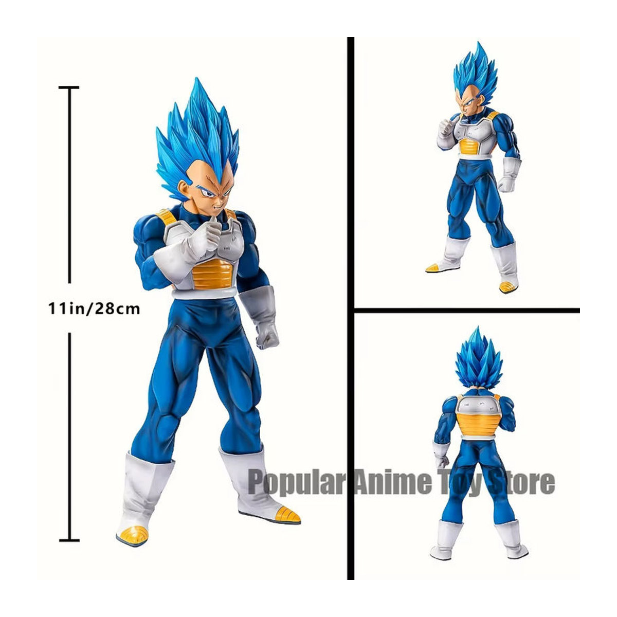 Bandai Dragon Ball Z Vegeta Figur Super Saiyajin Blau aus Kunststoff, Höhe: 28 cm - Bild 3