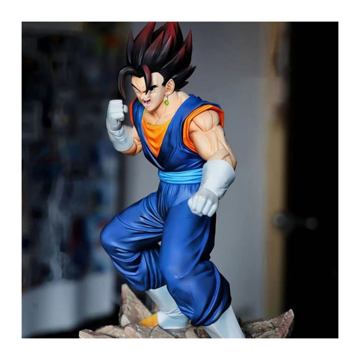 Bandai Dragon Ball Z Vegetto Super Saiyajin Actionfigur als Sammelmodell in Weiß und Mehrfarbig, Höhe: 27 cm - Bild 1