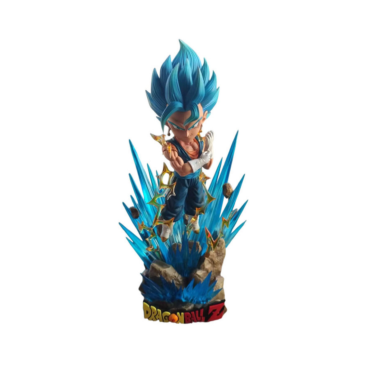 Bandai Dragon Ball Z Vegito Super Saiyajin Actionfigur in Blau, 16 cm Höhe - Bild 5