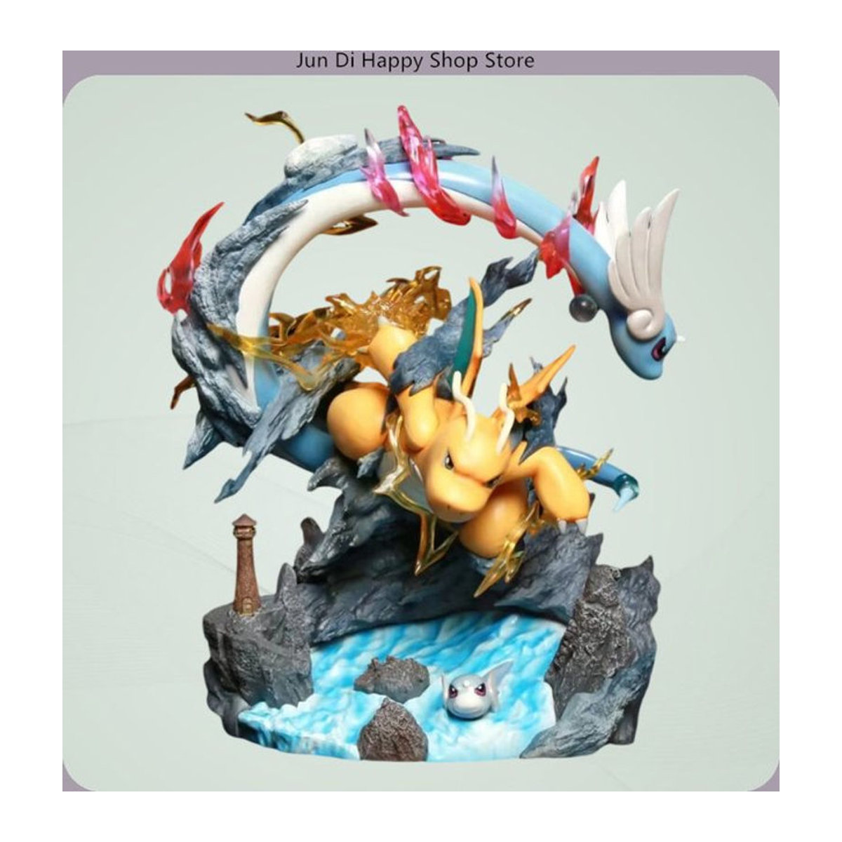 Bandai Dragonite Evolution Set Figur aus Kunstharz, mehrfarbig, Höhe: 30 cm - Bild 1