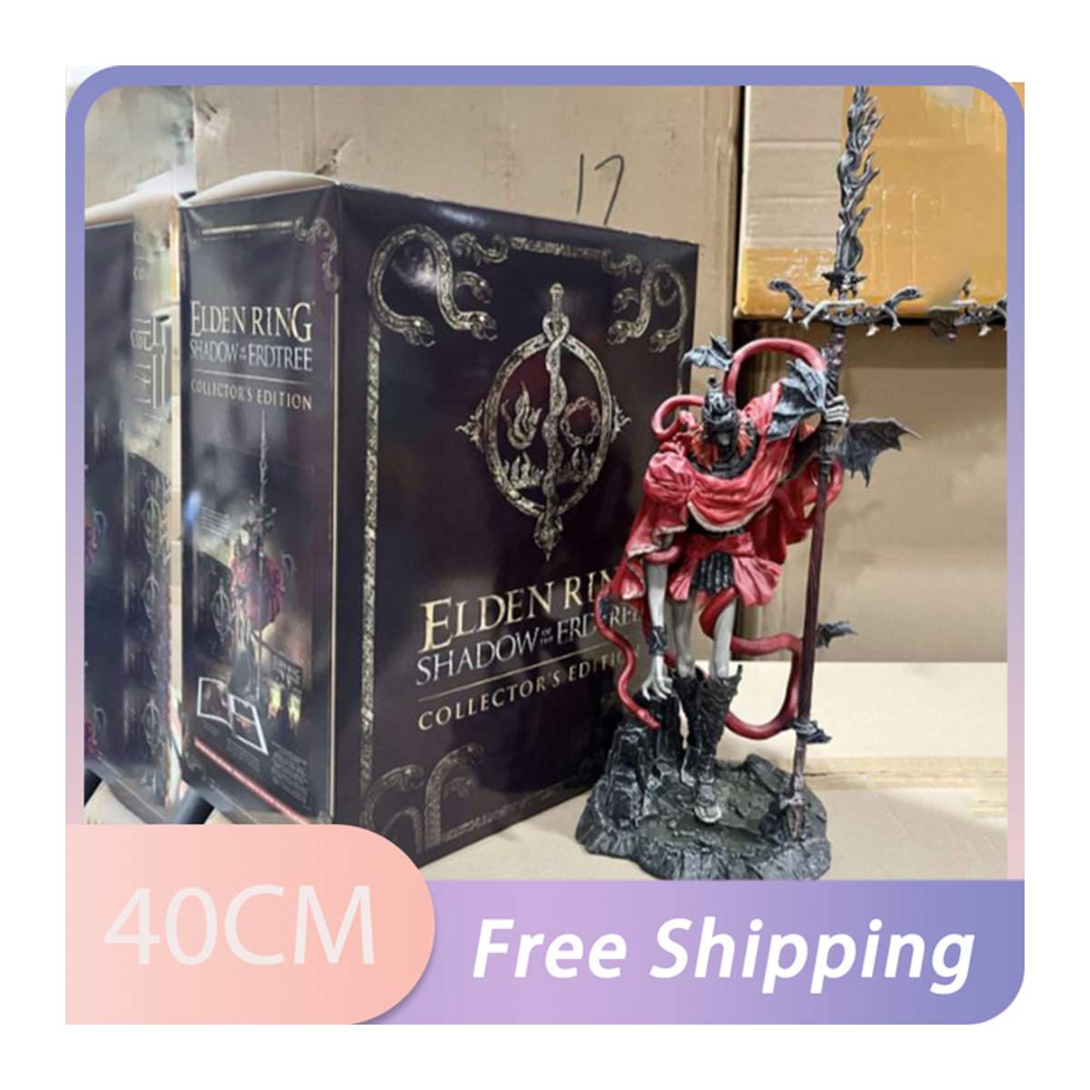 Bandai Elden Ring Schatten des Erdtrees Valkyrie Figur, mehrfarbige PVC Statue, Höhe: 46 cm - Bild 1