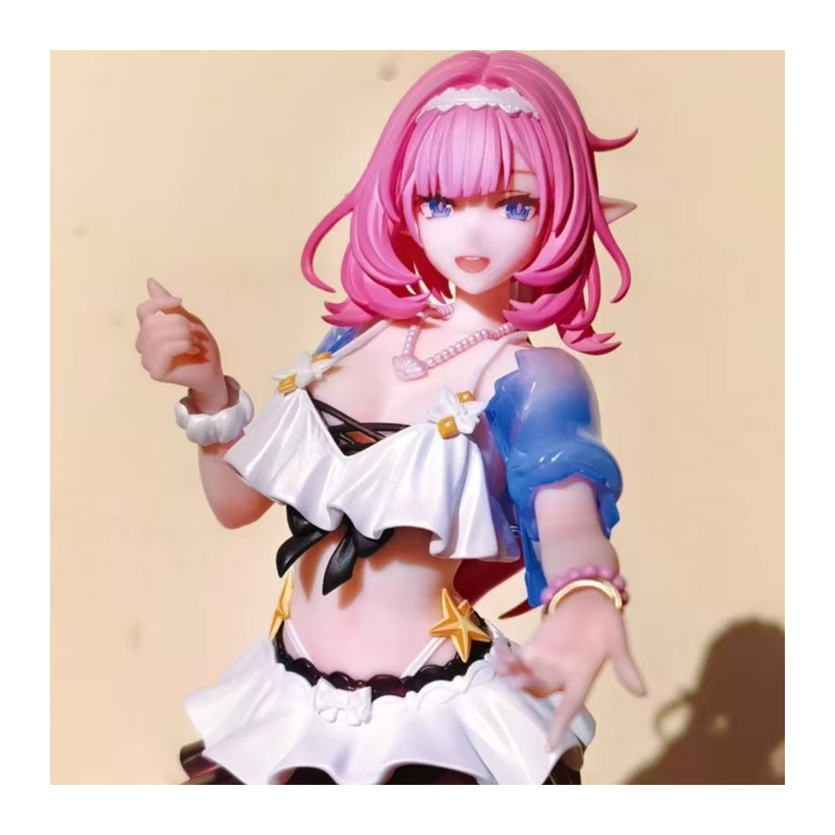 Bandai Elysia PVC-Figur Honkai Impact 3rd Beach Badeanzug Ver. Anime Desktop Modell Ornament, mehrfarbig, Höhe: 23 cm - Bild 3