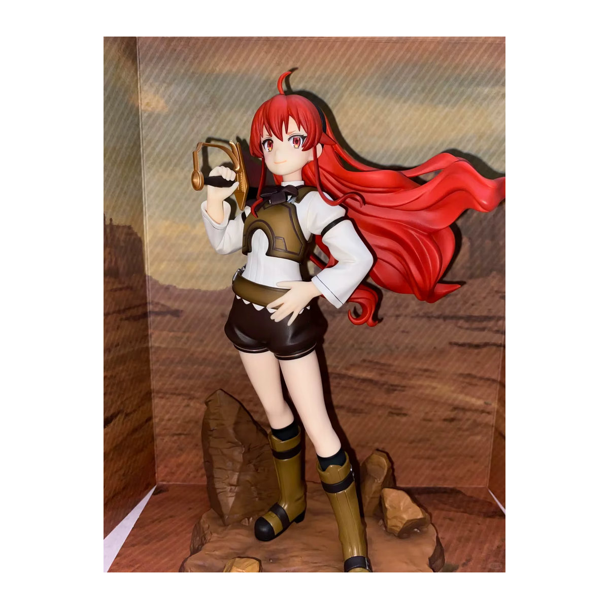 Bandai Eris Greyrat Actionfigur aus Mushoku Tensei Jobless Reincarnation, mehrfarbige PVC Statue als Sammlerstück und Dekoration - Bild 3