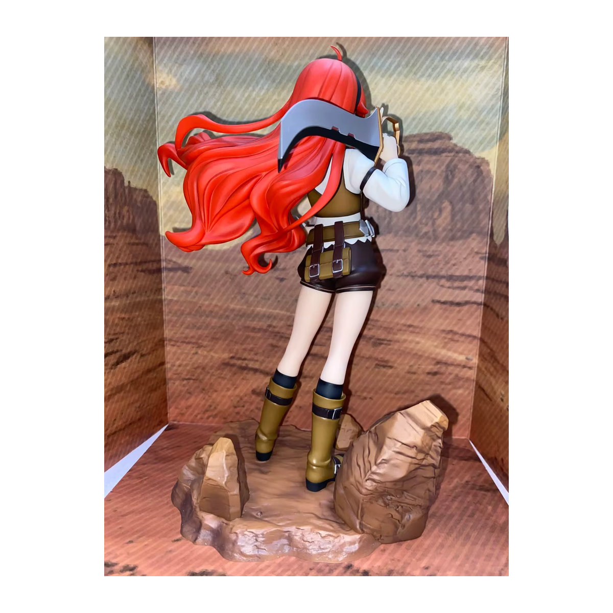 Bandai Eris Greyrat Actionfigur aus Mushoku Tensei Jobless Reincarnation, mehrfarbige PVC Statue als Sammlerstück und Dekoration - Bild 4