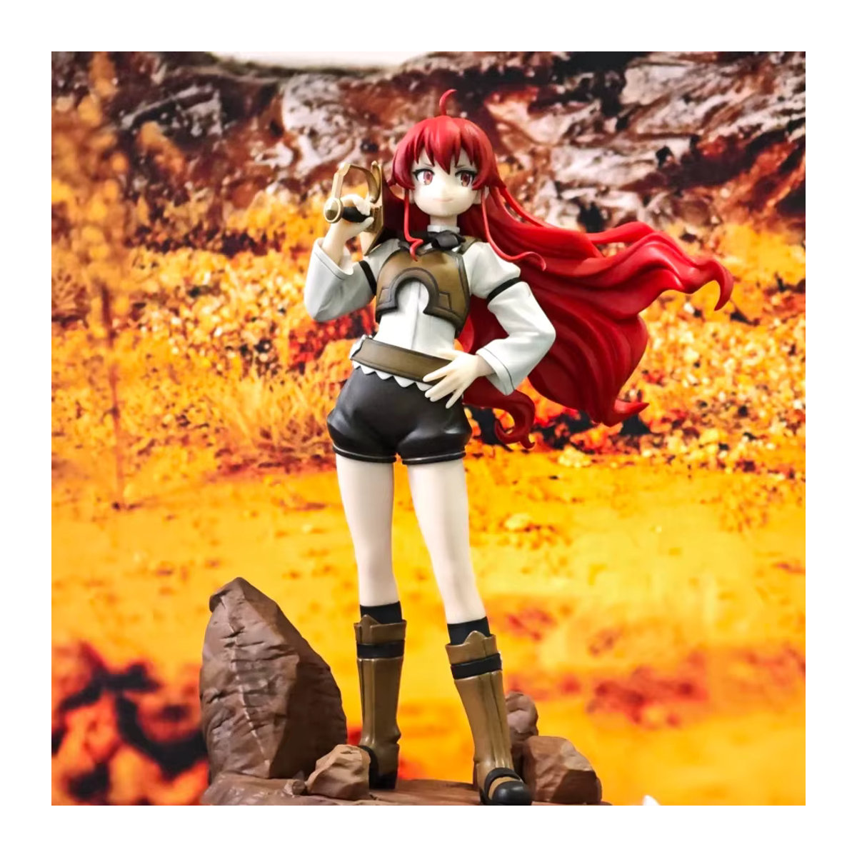 Bandai Eris Greyrat Actionfigur aus Mushoku Tensei Jobless Reincarnation, mehrfarbige PVC Statue als Sammlerstück und Dekoration - Bild 5
