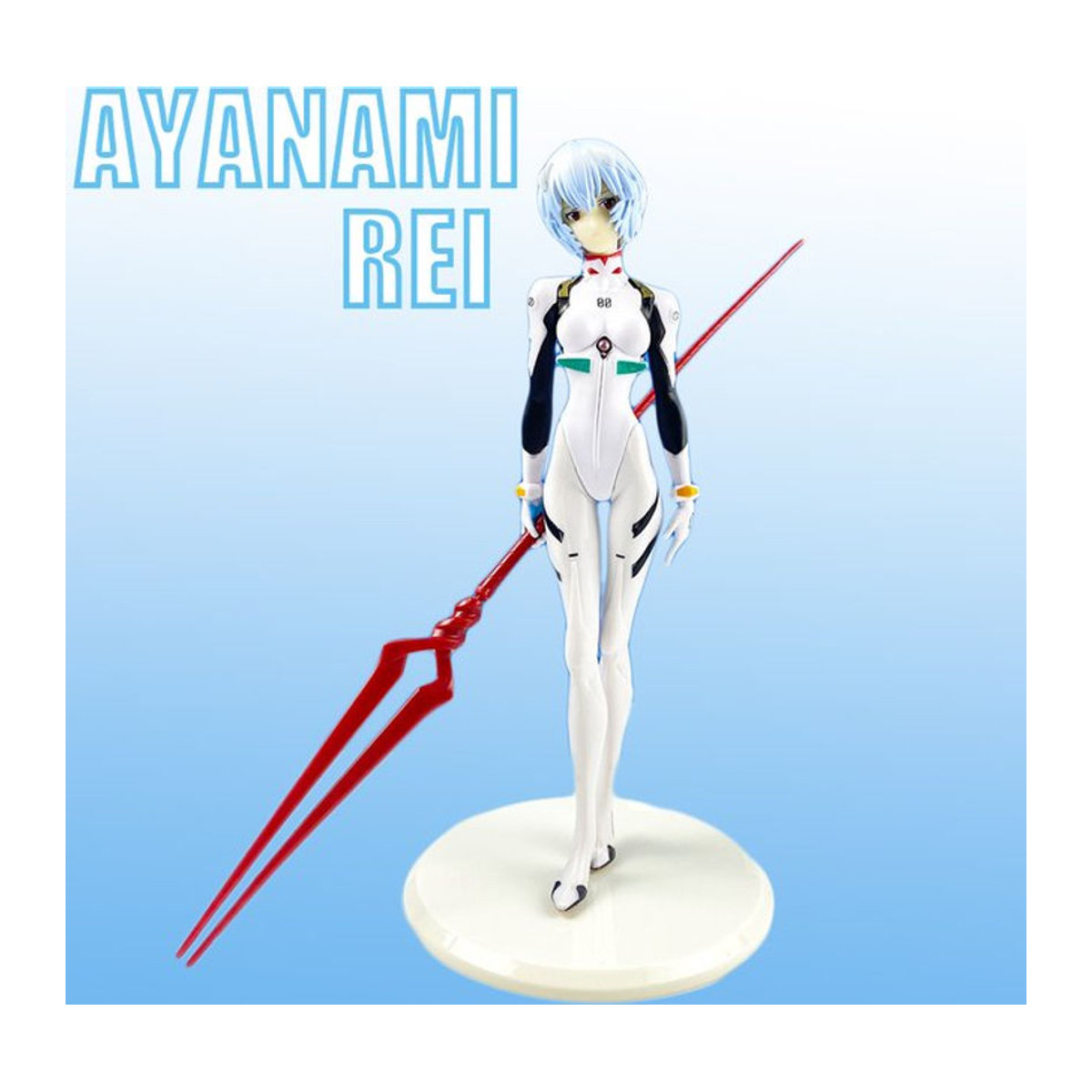 Bandai Evangelion Rei Figur in Weiß, Höhe: 22 cm - Bild 1