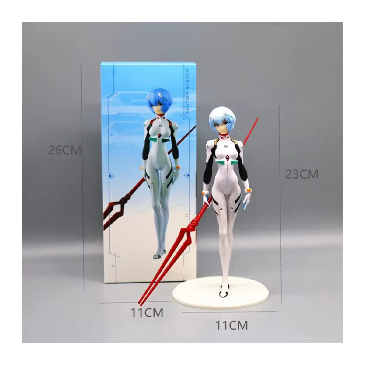 Bandai Evangelion Rei Figur in Weiß, Höhe: 23 cm - Bild 2