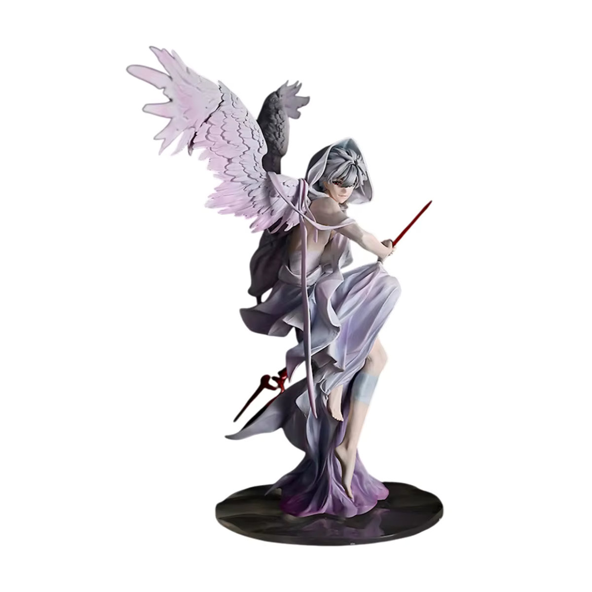 Bandai Evangelion Shin Gekijouban Nagisa Kaworu Anime Action Figure aus Kunststoff, weiß, Höhe: 28 cm - Bild 6