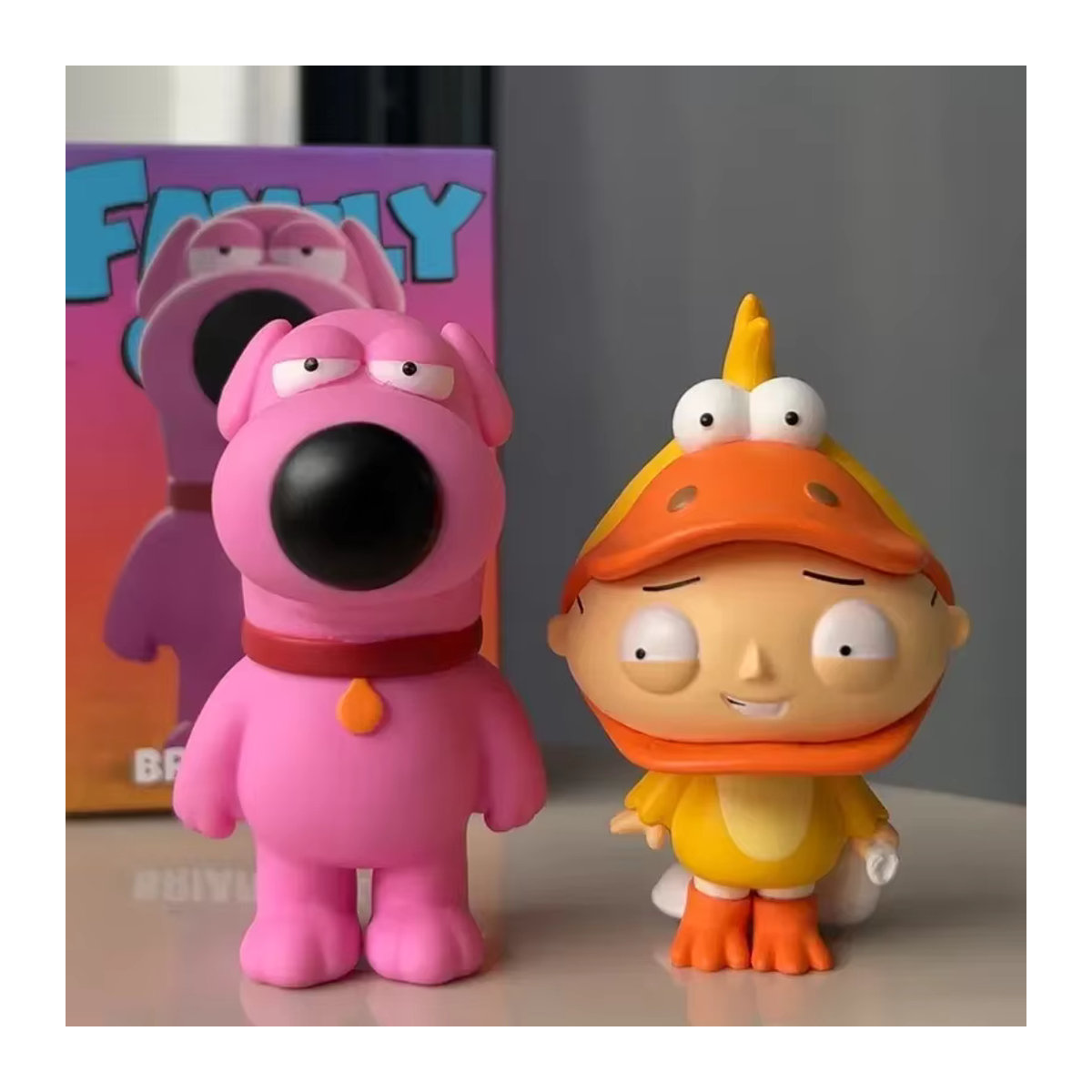 Bandai Family Guy Actionfiguren Brian und Stewie aus PVC, mehrfarbig, Höhe: 10 cm - Bild 2