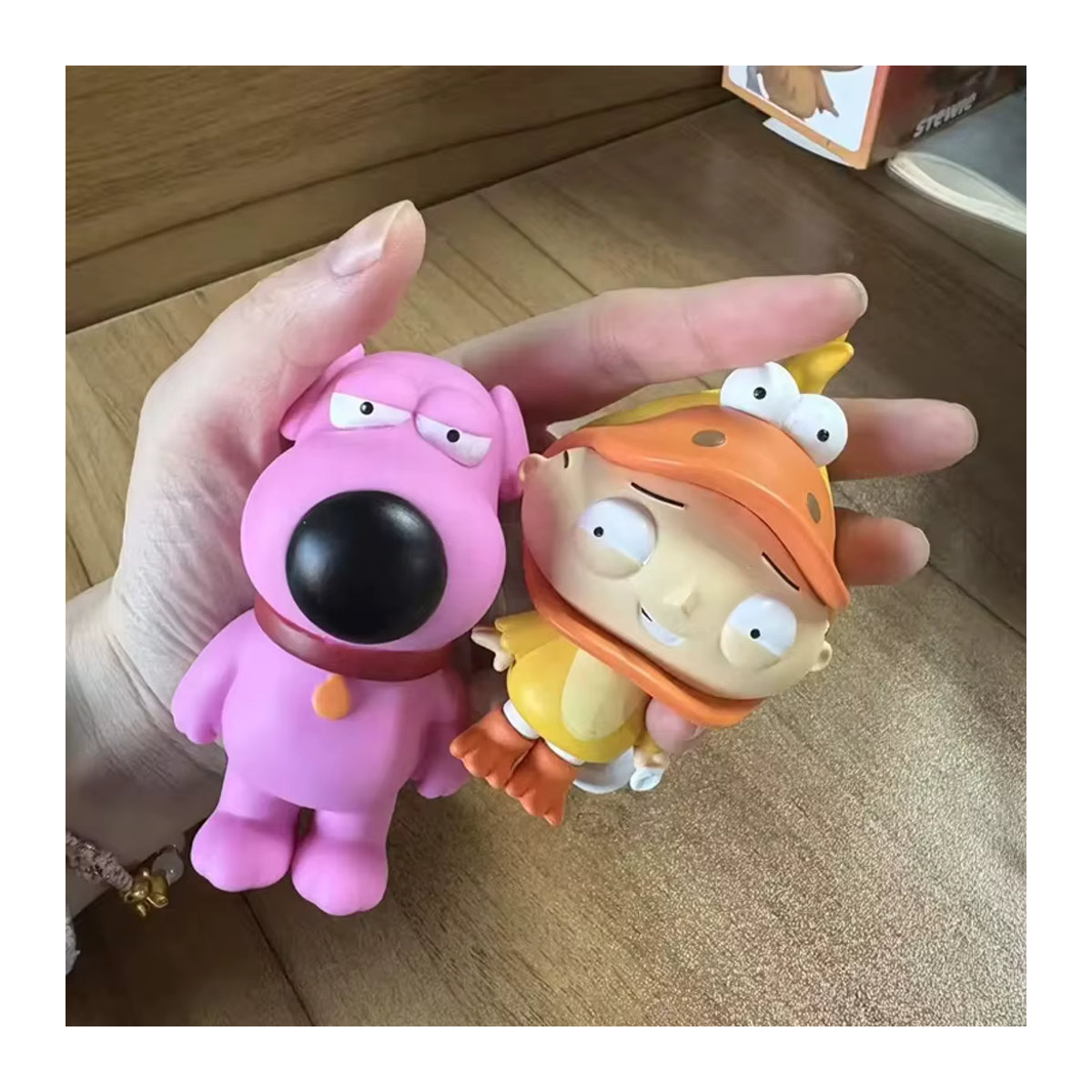Bandai Family Guy Actionfiguren Brian und Stewie aus PVC, mehrfarbig, Höhe: 10 cm - Bild 3
