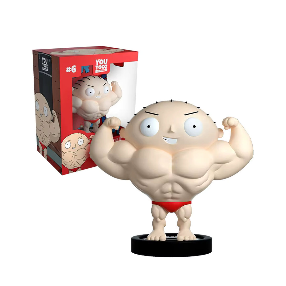 Bandai Family Guy Actionfiguren Stewie Griffin und Peter Griffin aus Kunststoff, mehrfarbig, Höhe: 11 cm, Breite: 9 cm - Bild 2