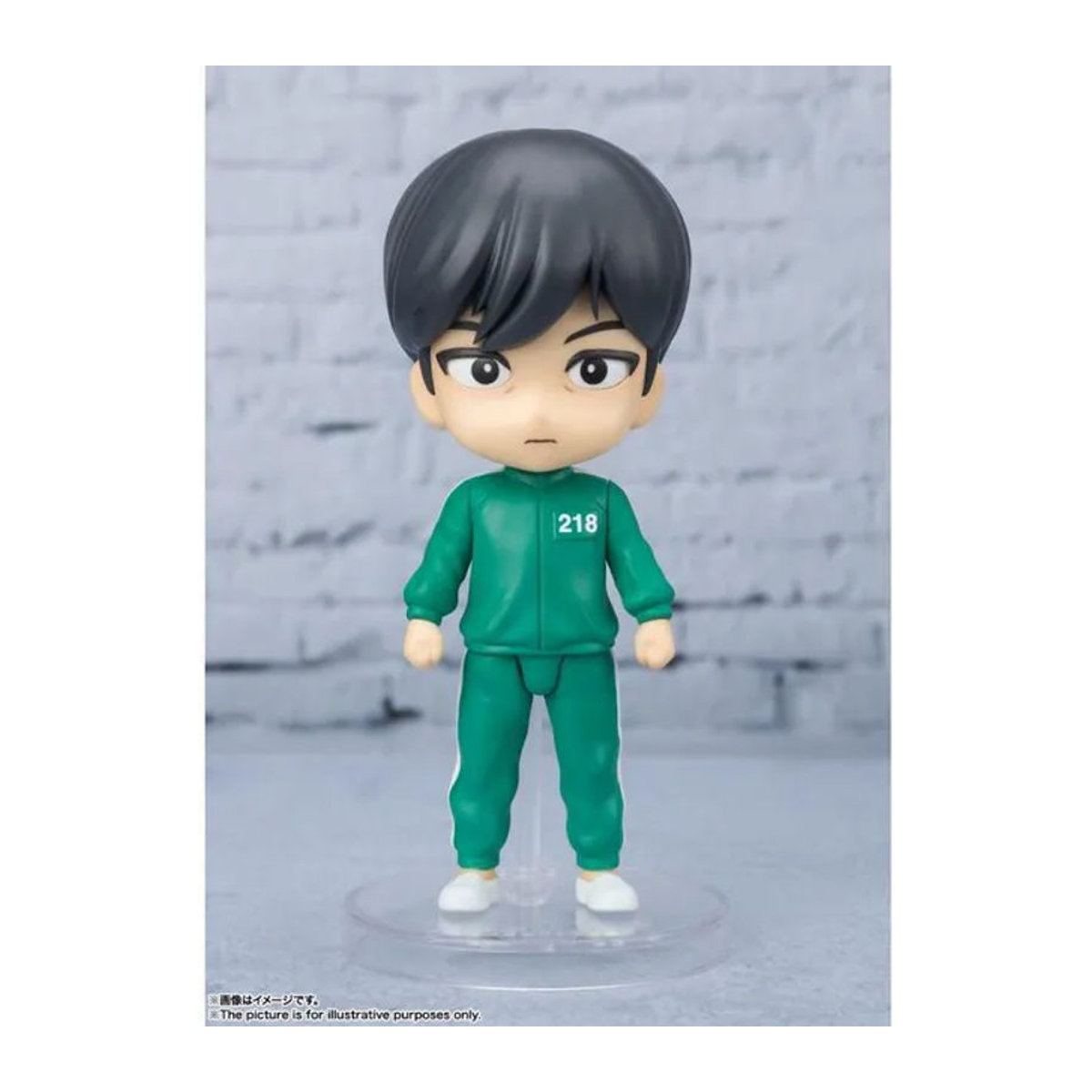 Bandai Figuarts Mini Cho Sang Woo Squid Game Sammelfigur in Grün - Bild 1