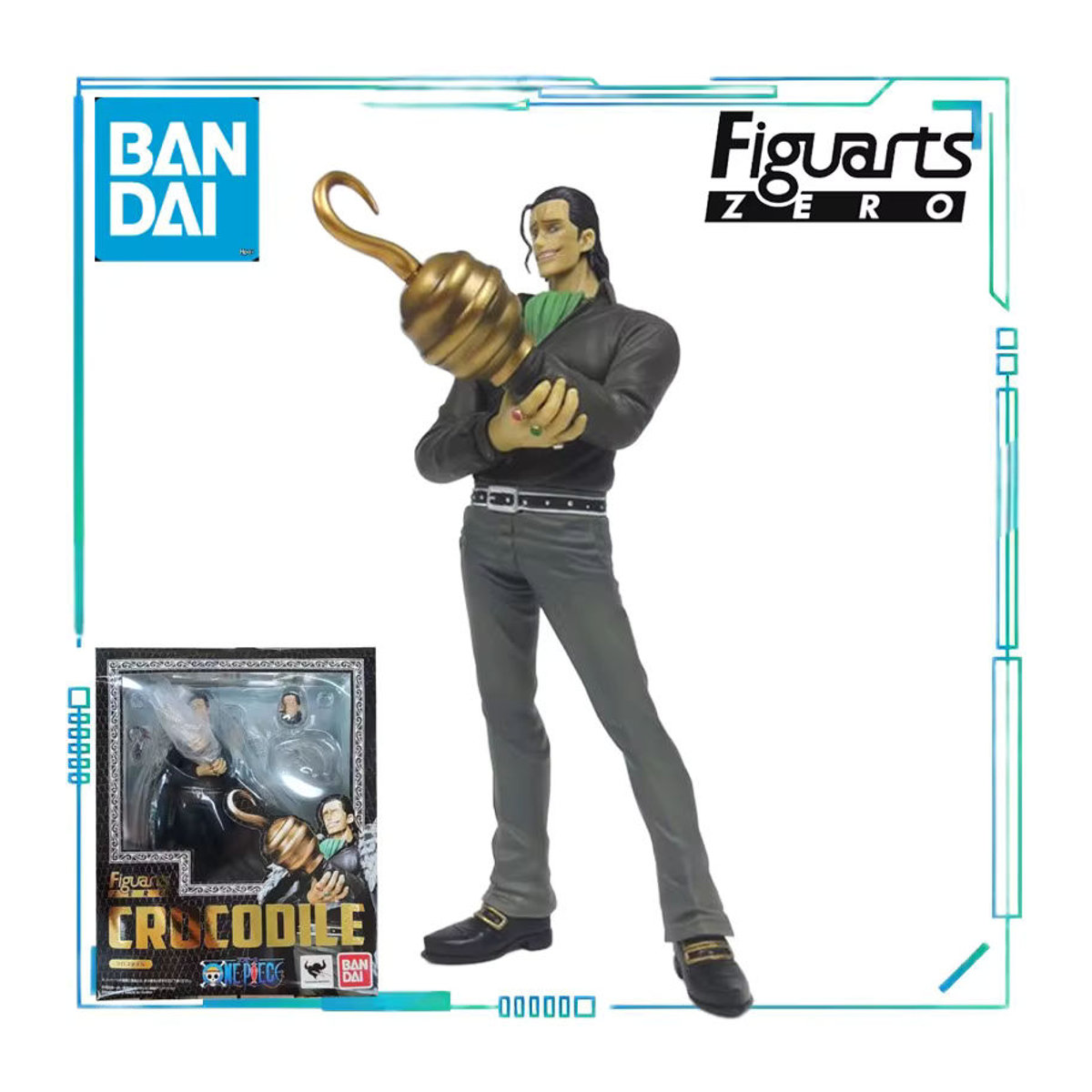 BANDAI FiguartsZERO One Piece Anime Figuren Sir Crocodile, Smoker und Bartholomew Kuma aus Kunststoff in Mehrfarbig - Bild 5