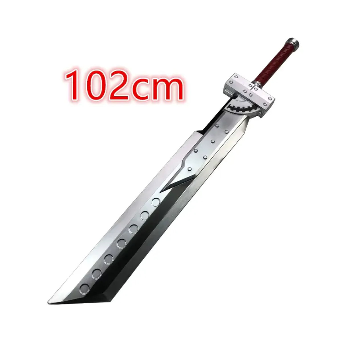 Bandai Final Fantasy 7 VII Zack Fair Buster Sword Cosplay Schwert in Silber, Länge: 108 cm - Bild 2