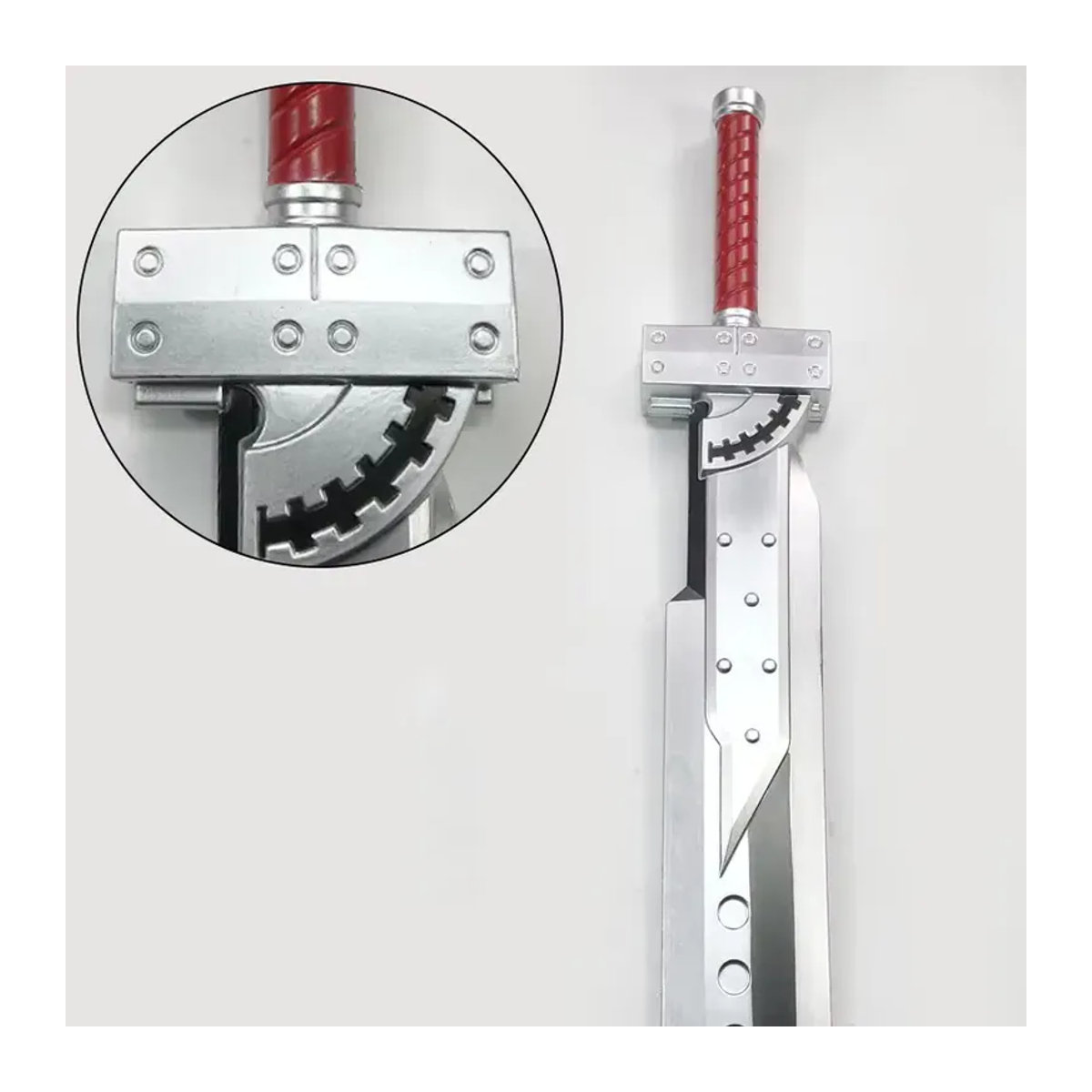 Bandai Final Fantasy 7 VII Zack Fair Buster Sword Cosplay Schwert in Silber, Länge: 108 cm - Bild 3