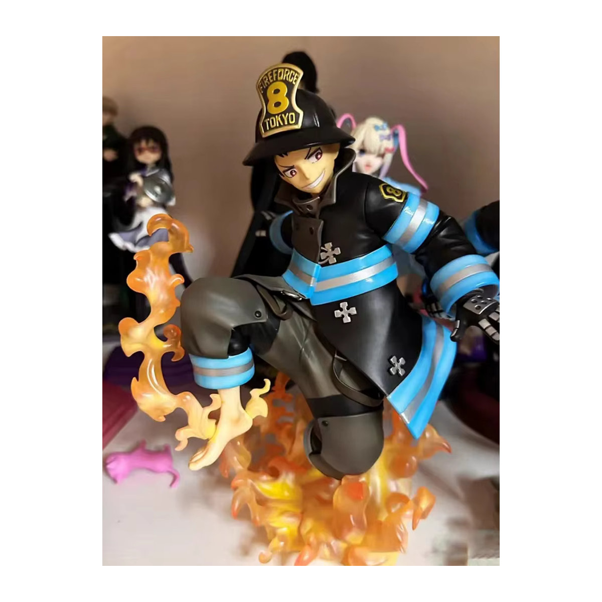 Bandai Fire Force Shinra Anime-Charakter Sammlerfigur Modellstatue in Mehrfarbig - Bild 7