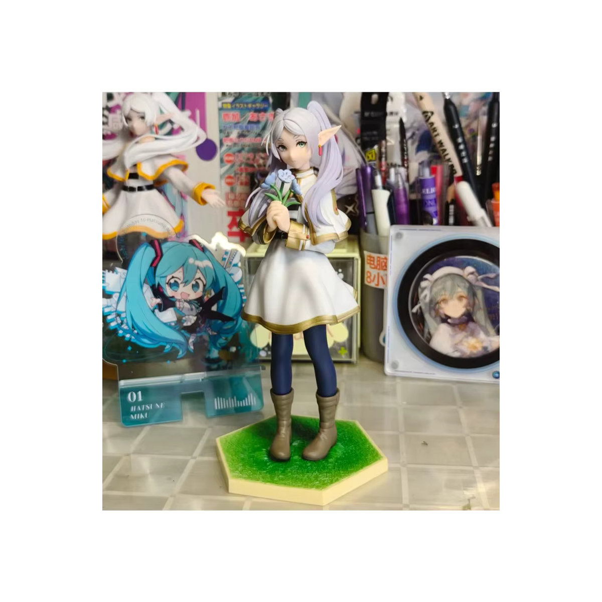 Bandai Frieren At The Funeral Actionfigur aus Kunststoff, weiß, Höhe: 13-21 cm - Bild 4