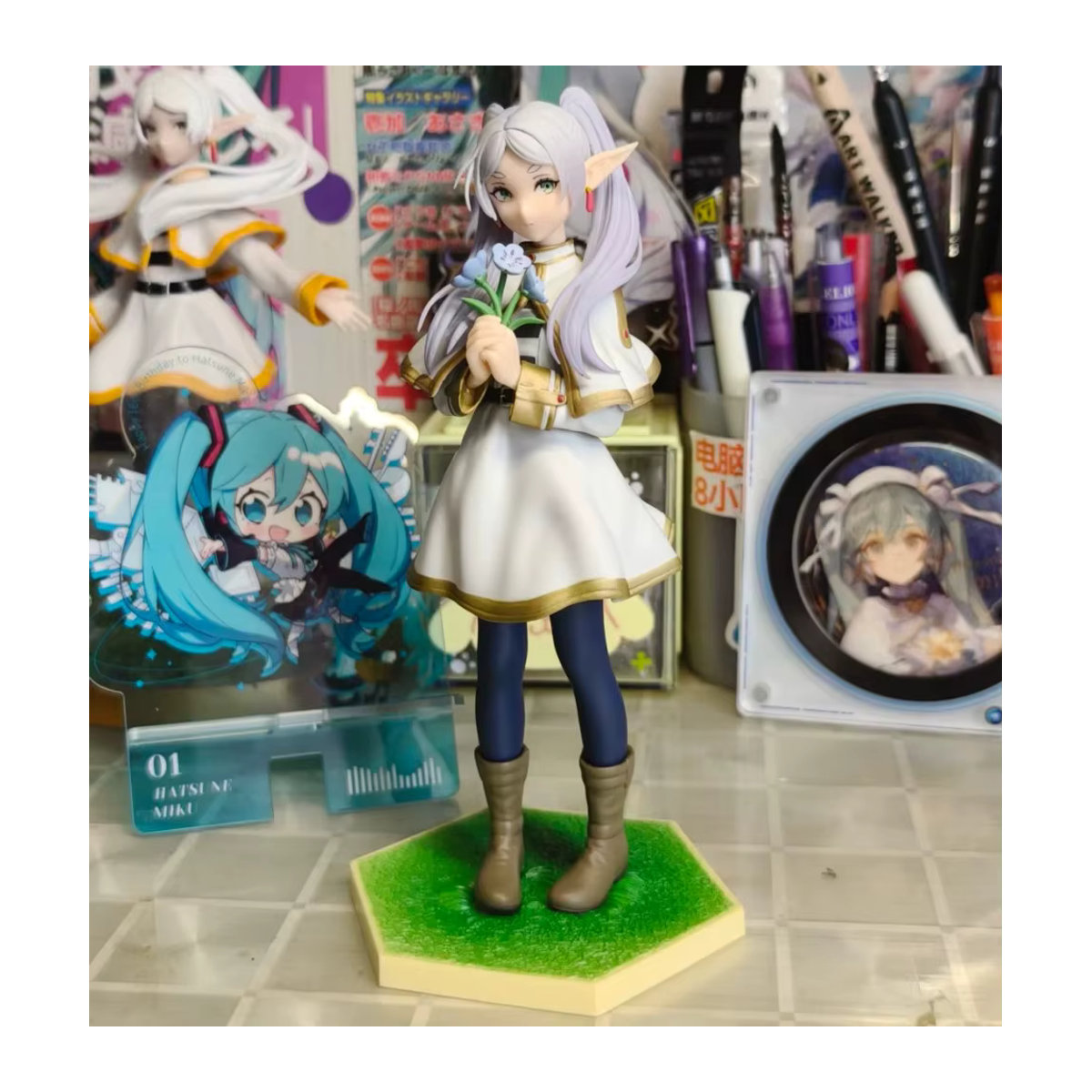 Bandai Frieren At The Funeral Figuren, Mehrfarbige PVC Actionfiguren als Sammelmodelle für Fans - Bild 2
