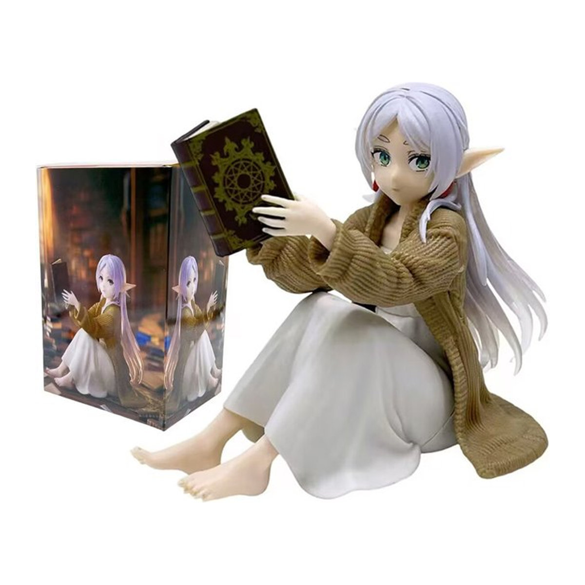 Bandai Frieren Beyond Journey's End Anime Figur Frieren in Weiß als stehende Actionfigur aus Kunststoff - Bild 1