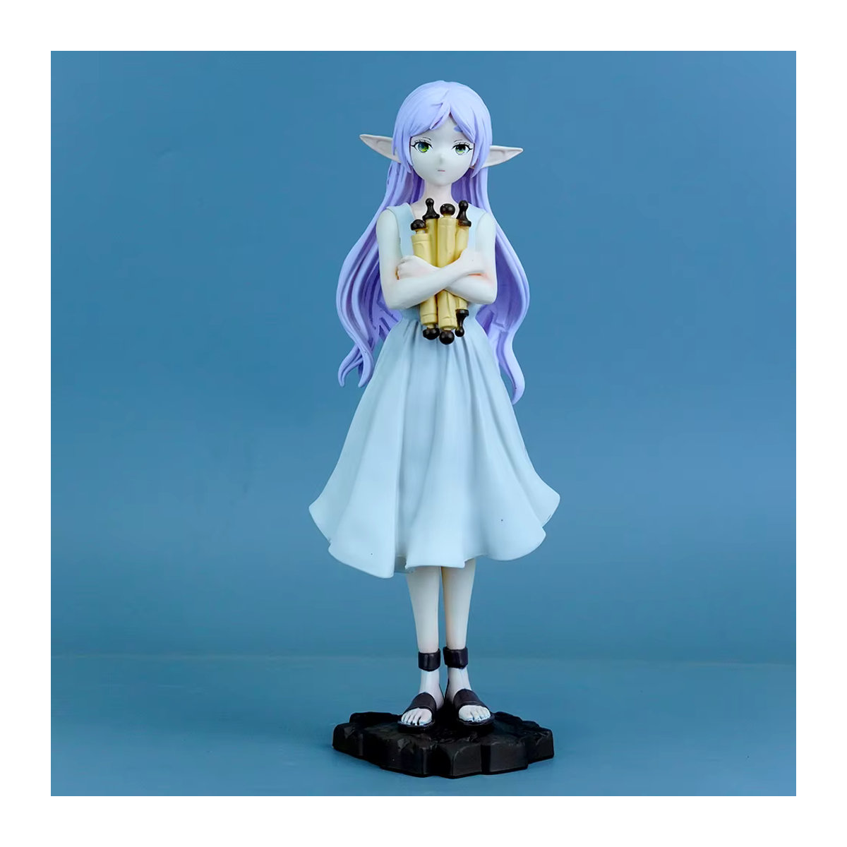 Bandai Frieren Beyond Journey's End Anime Figur, weiße PVC-Statue als Sammlermodell und Desktop-Ornament, Höhe: 20 cm - Bild 2