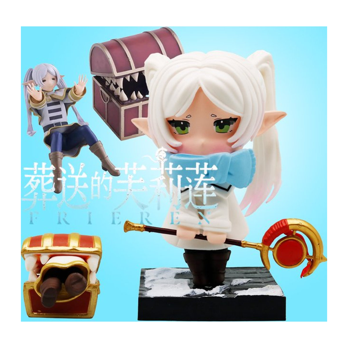 Bandai Frieren Fern Himmel Stark Anime Figur aus Kunststoff, mehrfarbig, Höhe: 13 cm - Bild 1