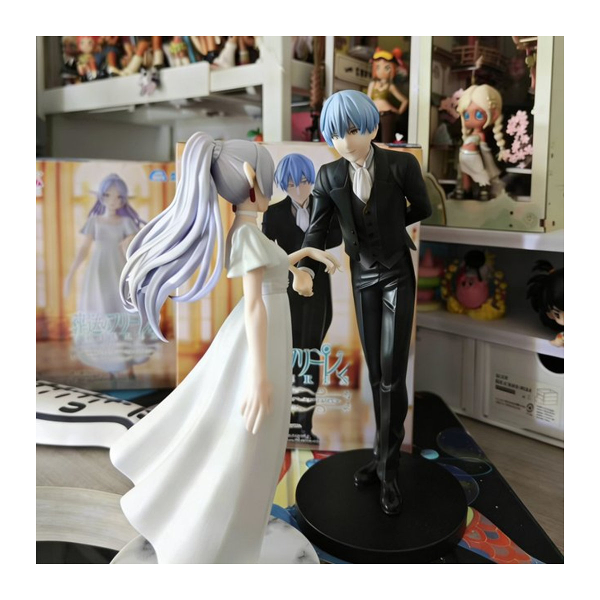 Bandai Frieren & Himmel Tanzversion Anime-Figur Sousou no Frieren Sammlermodell in Mehrfarbig - Bild 1