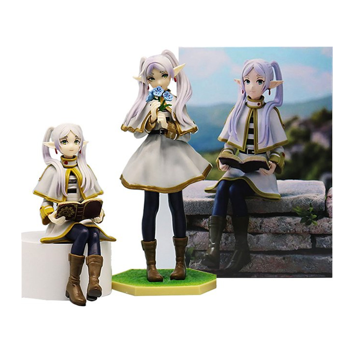 Bandai Frieren: Jenseits der Reise Anime Figur Weiß, Kunststoff Modell Spielzeug - Bild 1