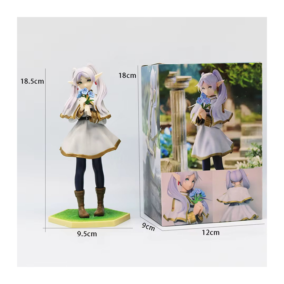 Bandai Frieren: Jenseits der Reise Anime Figur Weiß, Kunststoff Modell Spielzeug - Bild 3