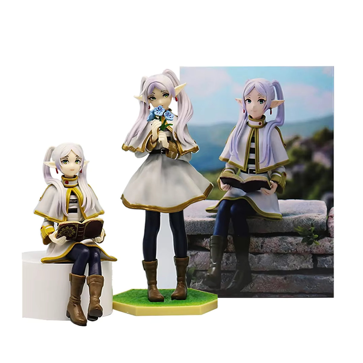 Bandai Frieren: Jenseits der Reise Anime Figur Weiß, Kunststoff Modell Spielzeug - Bild 6