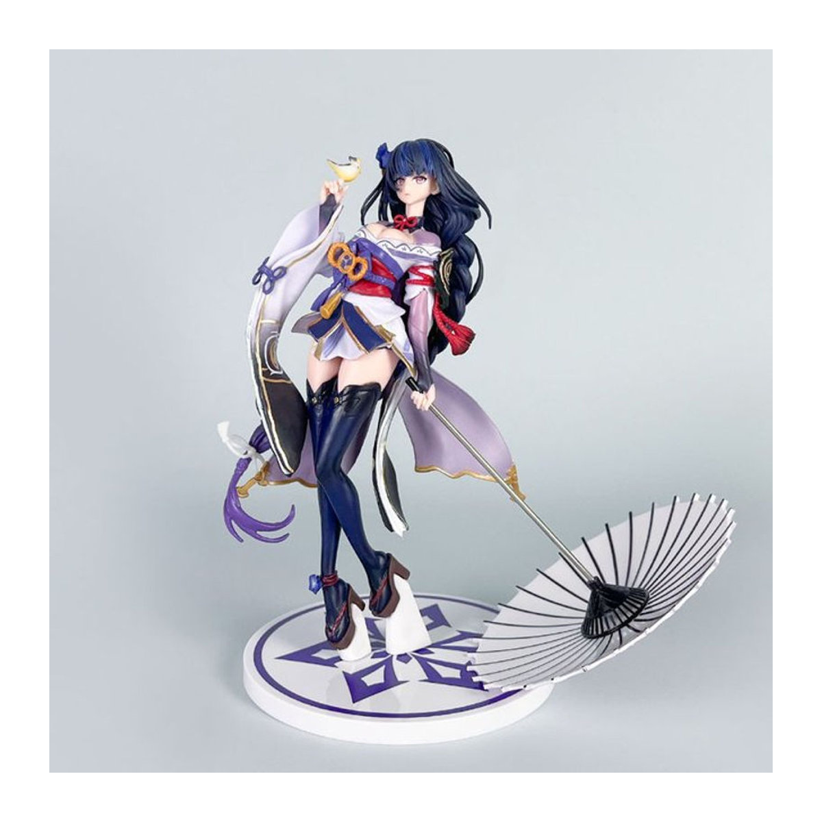 Bandai Genshin Impact Beelzebul Anime Figur aus Kunststoff, mehrfarbiges PVC Modell für Sammler und Dekoration - Bild 1
