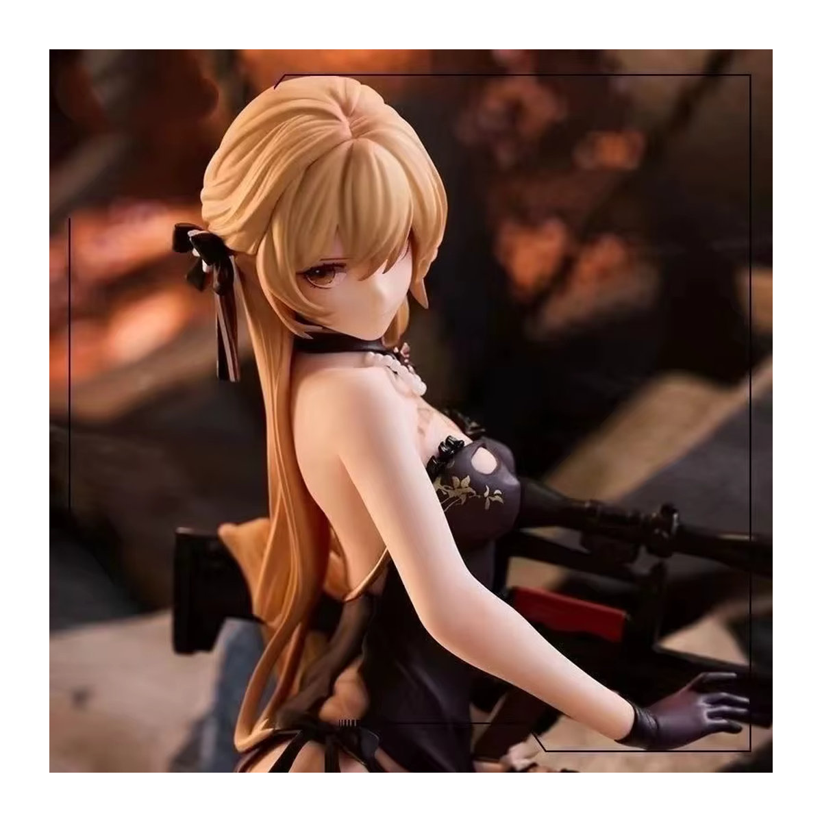 Bandai Girls Frontline Ots 14 Purple Rain Heart Heavy Damage Anime PVC-Figur in Lila und Mehrfarbig - Bild 2