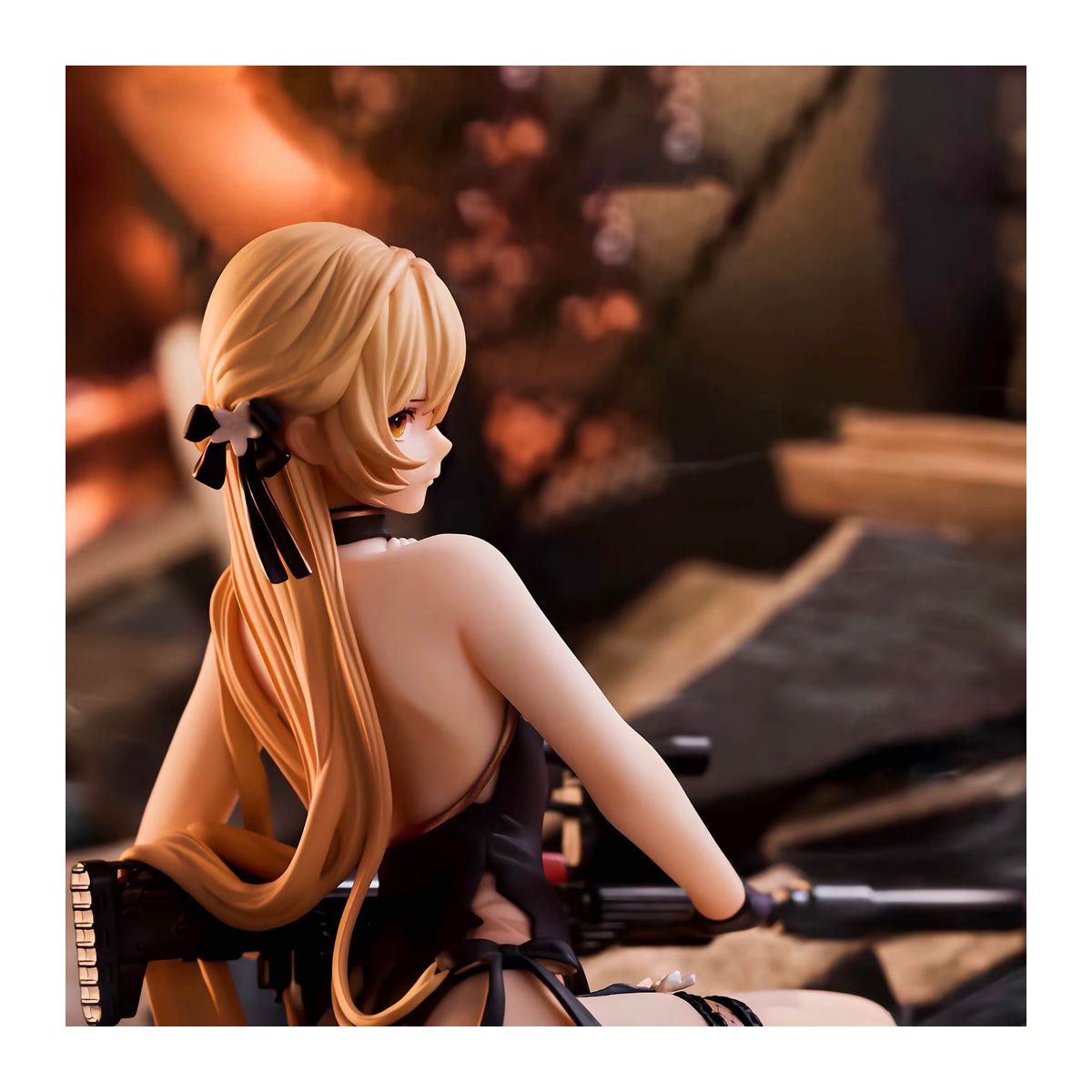 Bandai Girls Frontline Ots 14 Purple Rain Heart Heavy Damage Anime PVC-Figur in Lila und Mehrfarbig - Bild 4