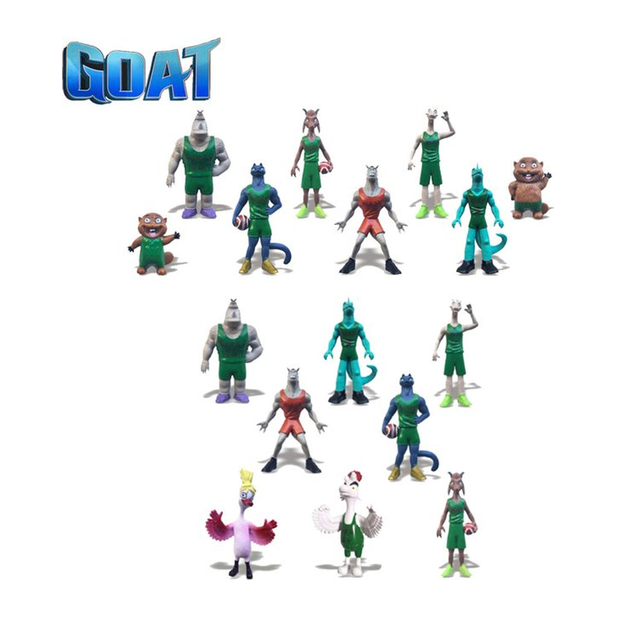 Bandai GOAT Basketball-Figur Sammlermodell aus Kunststoff, mehrfarbig - Bild 1