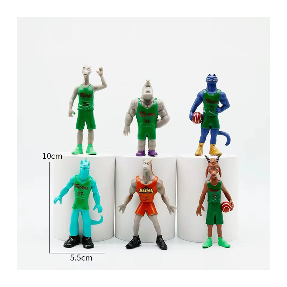 Bandai GOAT Basketball-Figur Sammlermodell aus Kunststoff, mehrfarbig - Bild 2