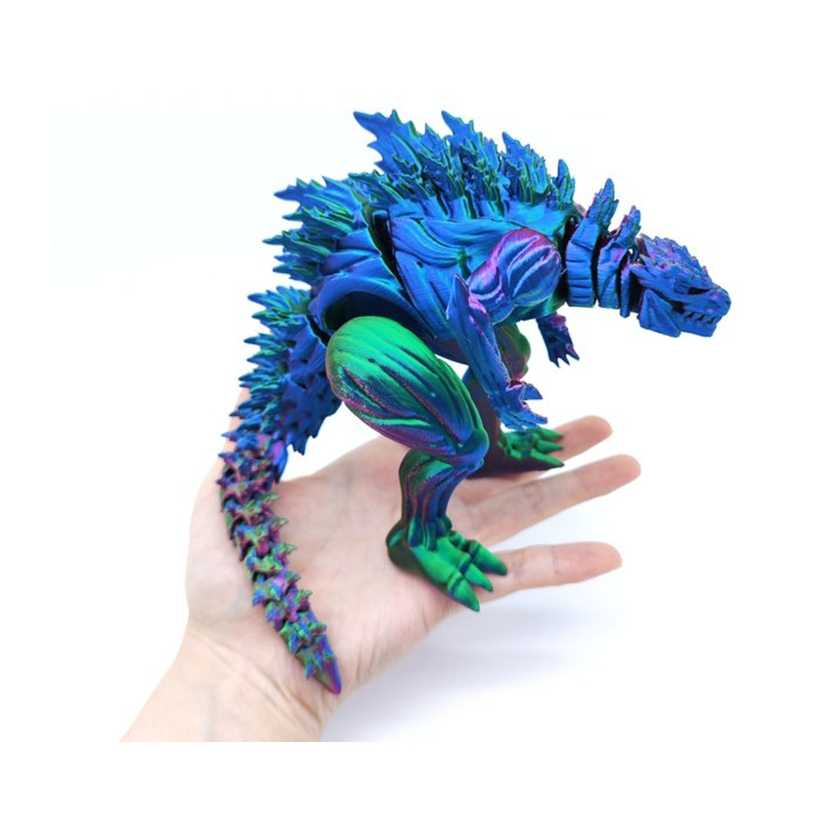 Bandai Godzilla Action Figure Q Version 3D Gedrucktes Monster Modell in Mehrfarbig als Desktop Ornament - Bild 1