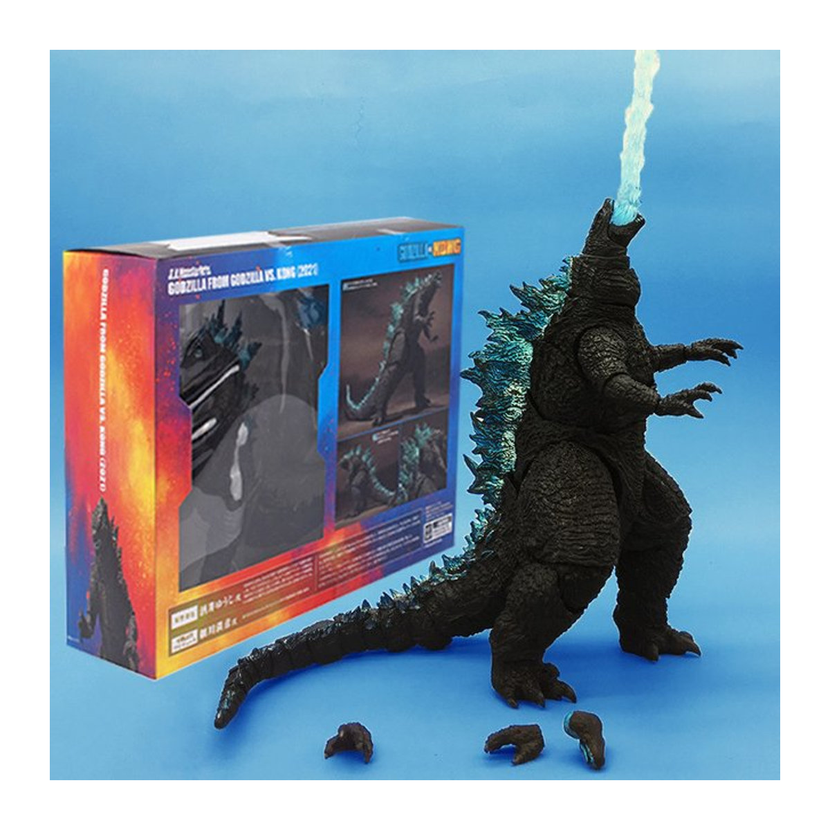 Bandai Godzilla Anime Action Figure in Schwarz, Höhe: 18 cm - Bild 1