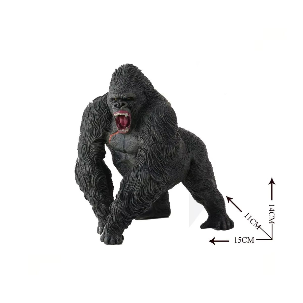 Bandai Godzilla vs Kong King Kong Gorilla Modellfigur aus Kunststoff, Grau, Höhe: 15 cm - Bild 5