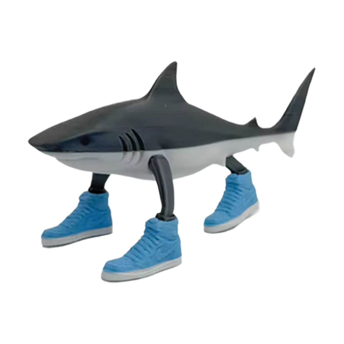 Bandai Hai Figur Desktop Dekoration Mehrfarbige Gelenkfigur aus Kunststoff - Bild 2