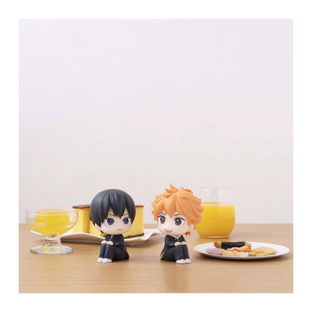Bandai Haikyuu Anime Figur Hinata Shoyo und Tobio Kageyama Look Up Actionfigur aus Kunststoff, mehrfarbig, Höhe: 10 cm - Bild 3