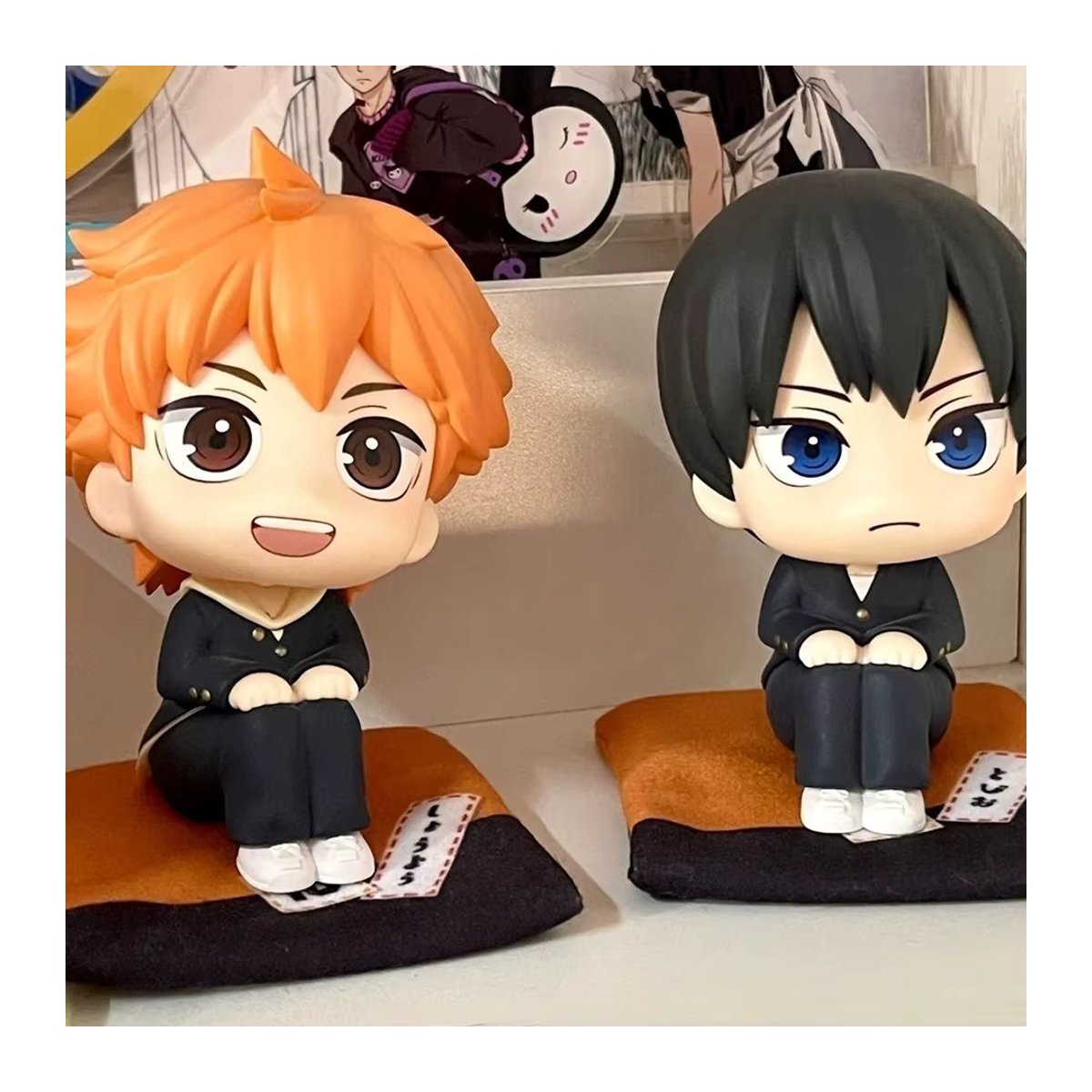Bandai Haikyuu Anime Figur Hinata Shoyo und Tobio Kageyama Look Up Actionfigur aus Kunststoff, mehrfarbig, Höhe: 10 cm - Bild 4