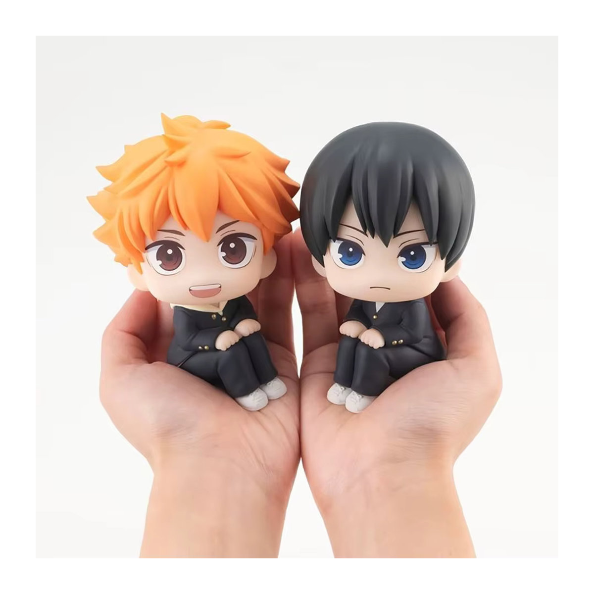 Bandai Haikyuu Anime Figur Hinata Shoyo und Tobio Kageyama Look Up Actionfigur aus Kunststoff, mehrfarbig, Höhe: 10 cm - Bild 6